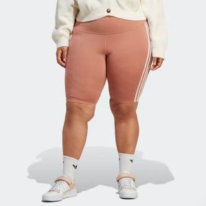 NWT ADICOLOR CLASSICS HIGH-WAISTED SHORT TIGHTS (PLUS SIZE) 2X